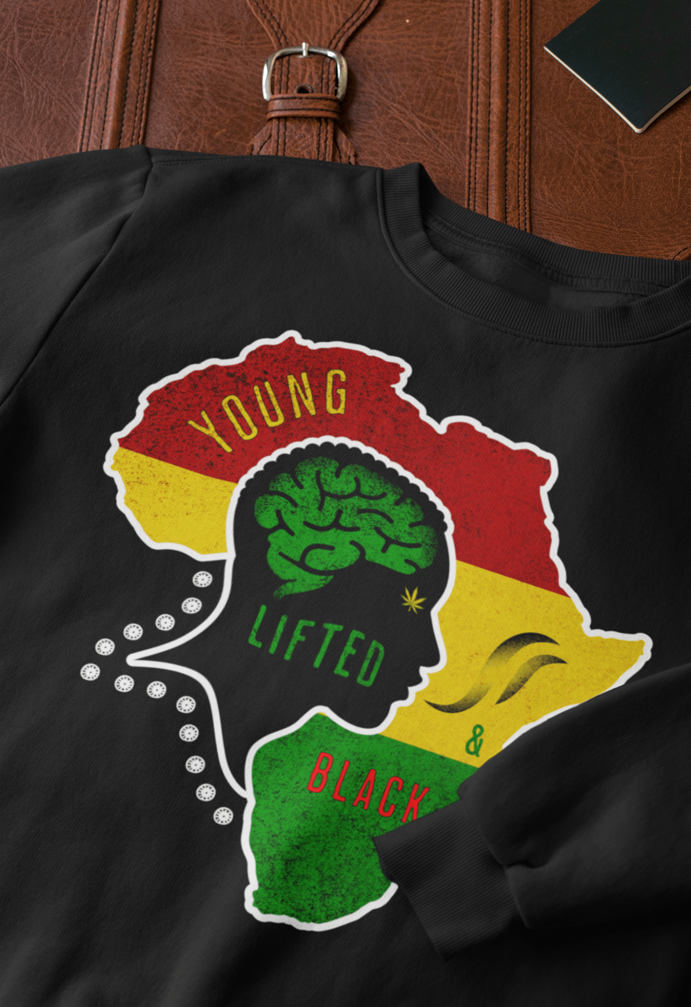 Young, Lifted & Black Men's Sweatshirt