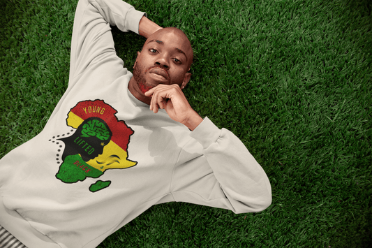 Young, Lifted & Black Men's Sweatshirt