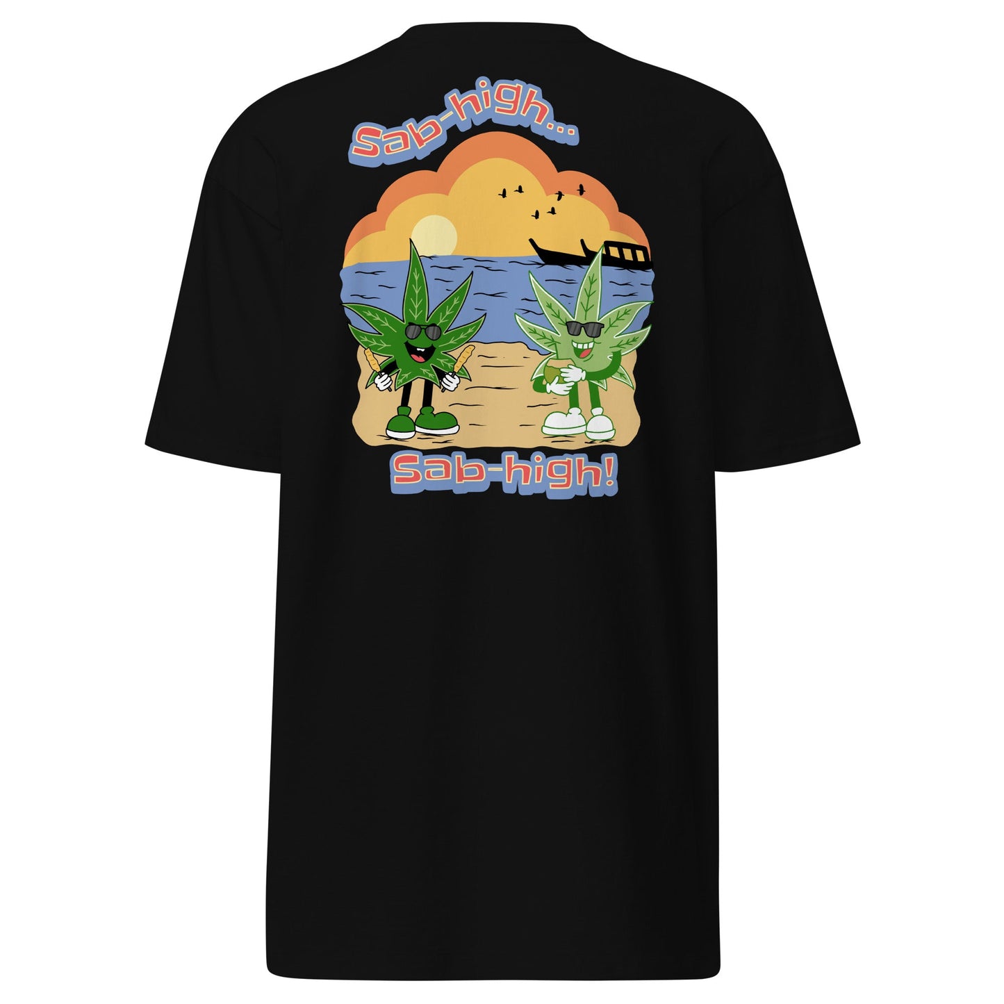 Black Back Printed T Shirts - back | HIGH Season T-Shirt | Munchy Merchy