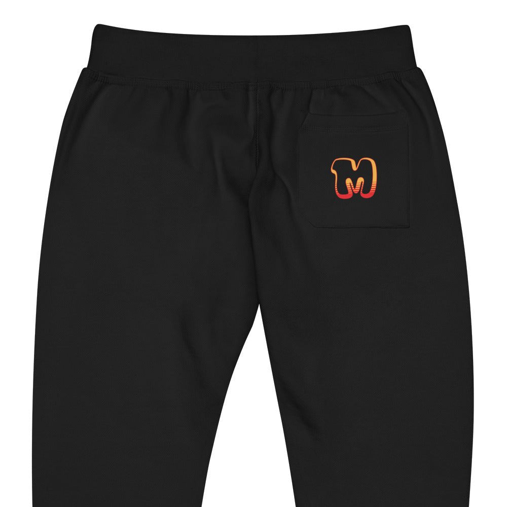 Black comfy sweat pants front design - Comfy Sweat Pants | Live Free Sweatpants | Munchy Merchy