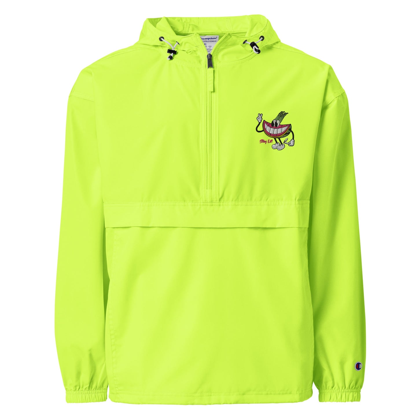 Safety green jacket cannabis apparel, Windproof Jacket Women's, Munchy Merchy