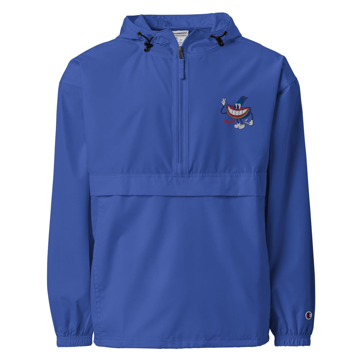 Royal blue jacket cannabis apparel, Men's Winter Waterproof Jacket, Munchy Merchy