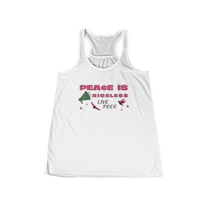 Peace is Priceless Racerback Tank