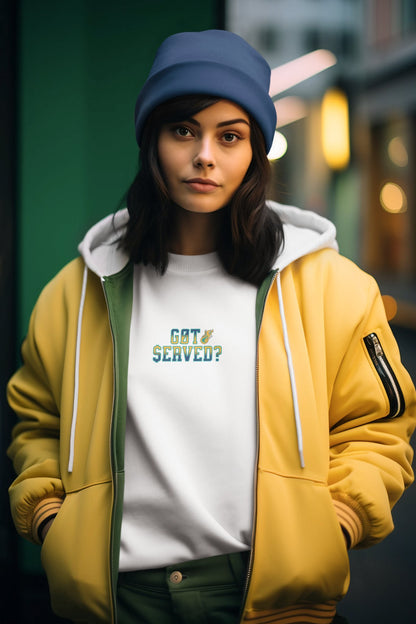 Embroidered Long Sleeve Sweatshirt | Got Served? | Munchy Merchy