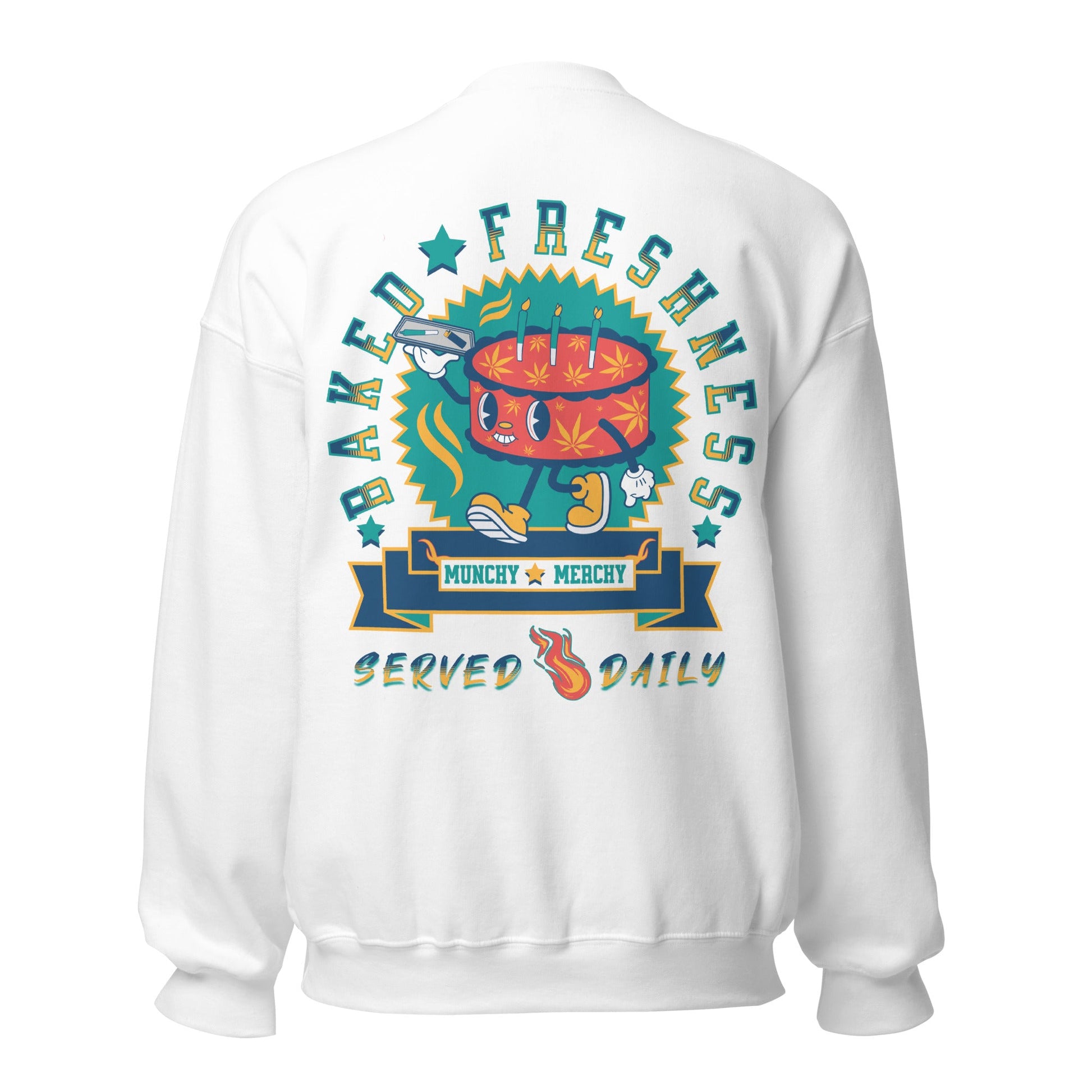 Embroidered Long Sleeve Sweatshirt | Got Served? | Munchy Merchy