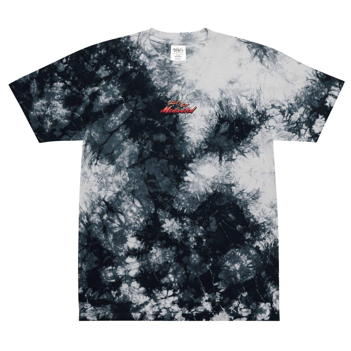 Black Short Sleeve Tie-Dye Tee, Munchy Merchy