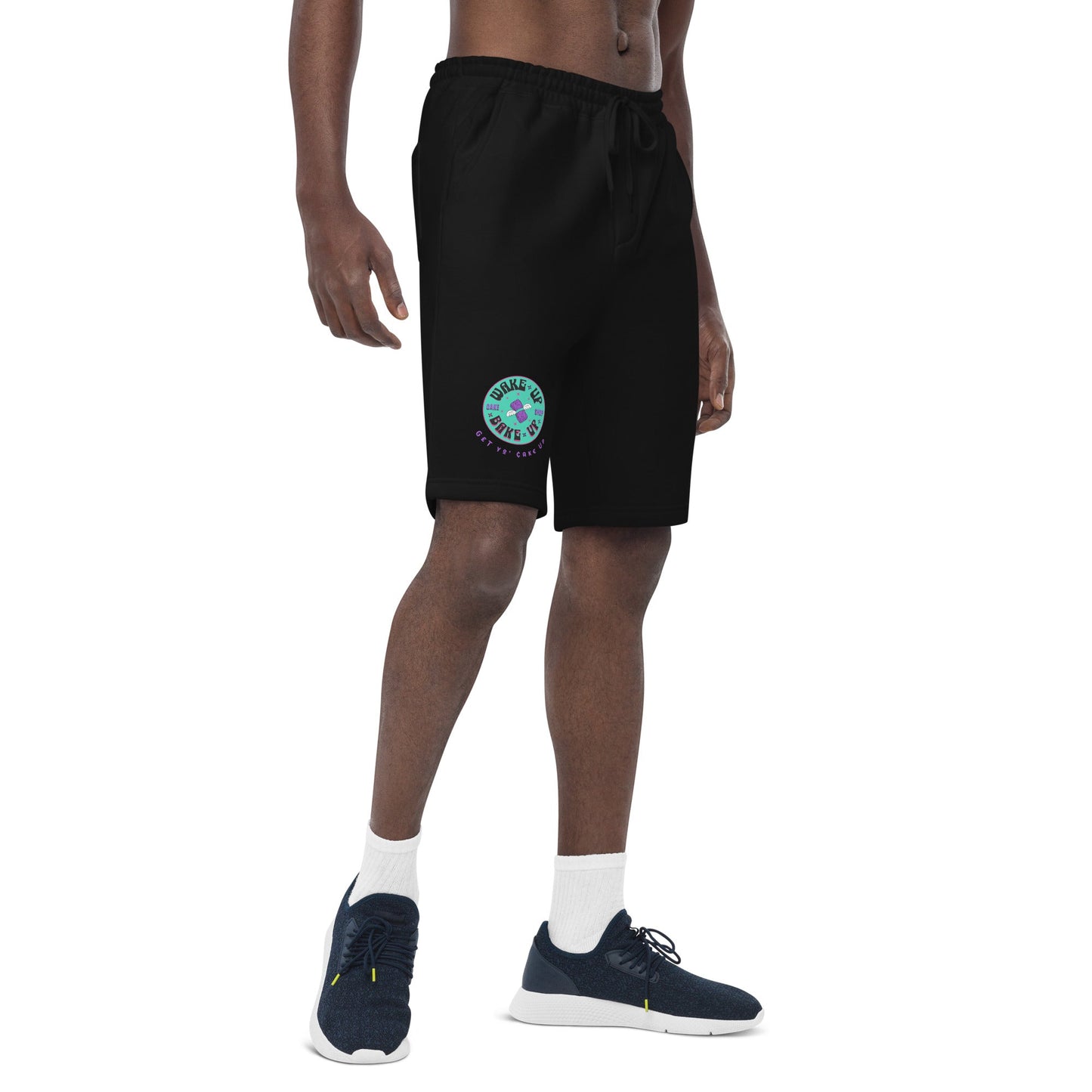 Man wearing black stoner outfits shorts, Cotton Gym Shorts With Pockets, Munchy Merchy